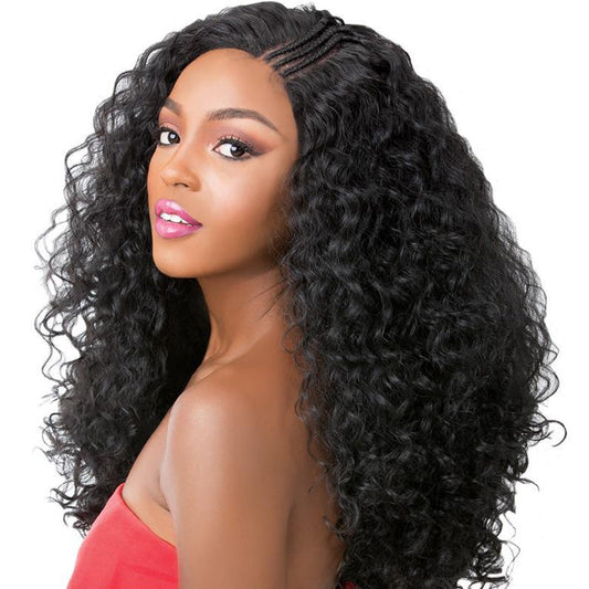 Its a Wig Synthetic Swiss Lace Front Wig SWISS LACE T BRAIDED PART KANDEE Alexwigs