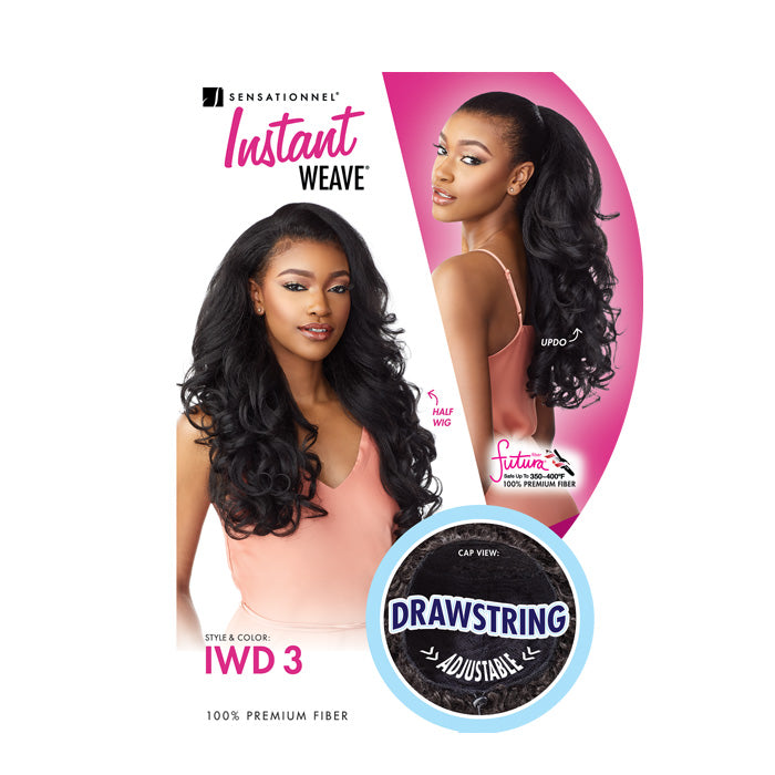 Sensationnel Instant Weave Drawstring Half Wig Updo - IWD 3 Alexwigs