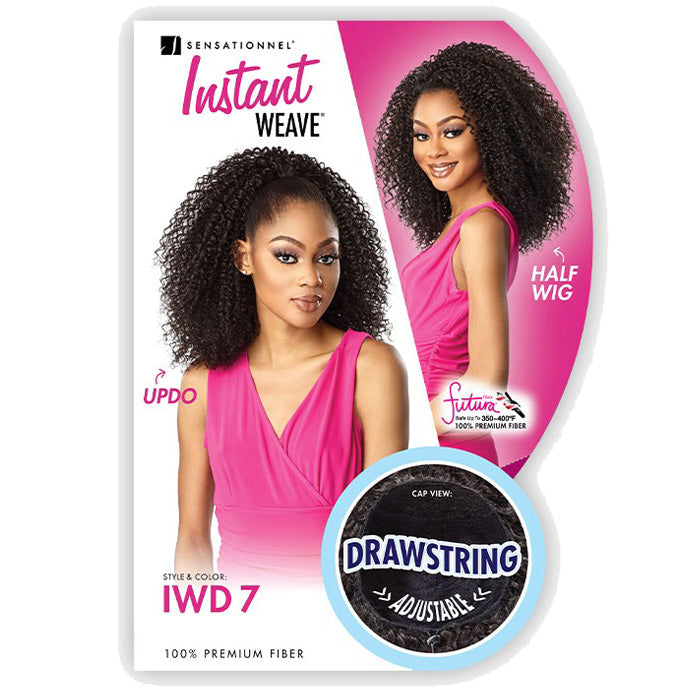 Sensationnel Instant Weave 100% Premium Fiber Drawstring Cap Wig - IWD 7 Alexwigs