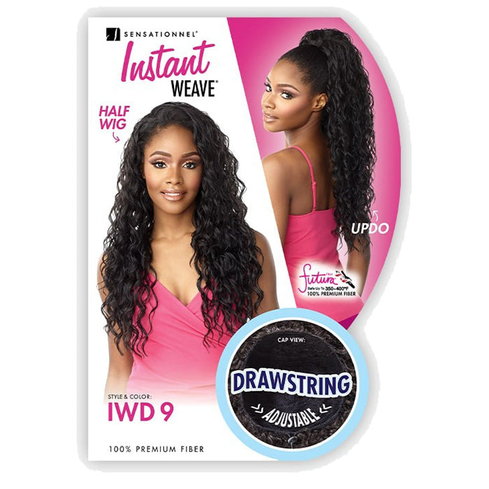 Sensationnel Instant Weave Drawstring Cap Up-Do Half Wig - IWD 9 Alexwigs