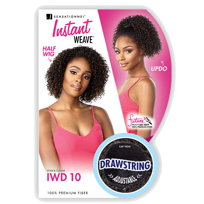 Sensationnel Instant Weave Drawstring Cap Up-Do Half Wig - IWD 10 Alexwigs
