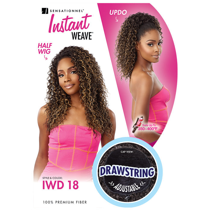 Sensationnel Instant Weave Half Wig/Updo Drawstring Cap - IWD 18 Alexwigs