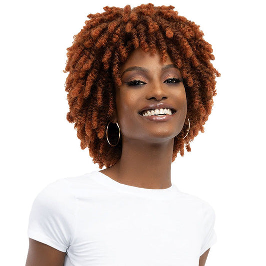 Janet Collection Natural Curly Full Wig - NATURAL AFRO KANE Alexwigs