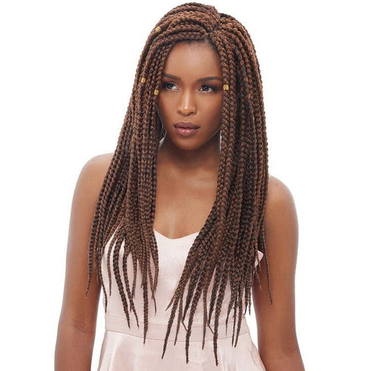 Janet Collection Pre-Looped Crochet Braids - 3S HAVANA MAMBO BOX 24" Alexwigs