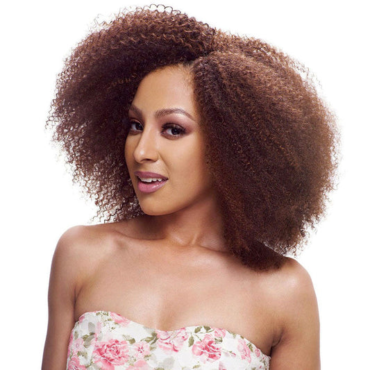 Janet Collection Retro Glam & Vibe 100% Natural Virgin Human Hair Weave - 4B CRIMPY KINKY WVG 10-18" Alexwigs