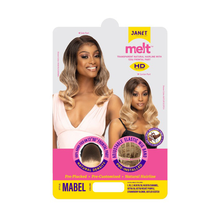 Janet Collection Melt HD 13X6 Swiss Lace Front Wig - MABEL Alexwigs