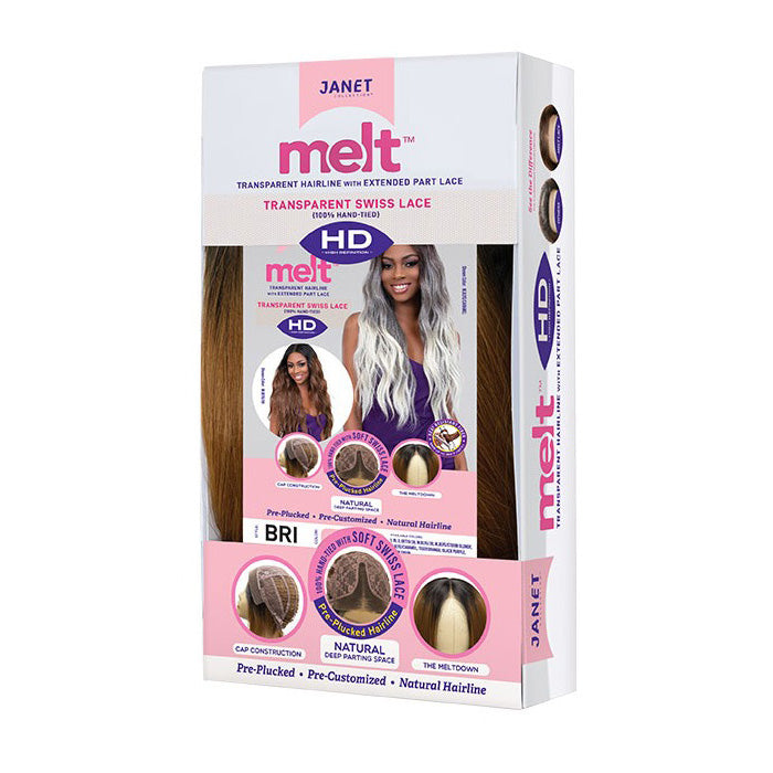 Janet Collection Melt Extended Part HD Swiss Lace Front Wig - BRI Alexwigs