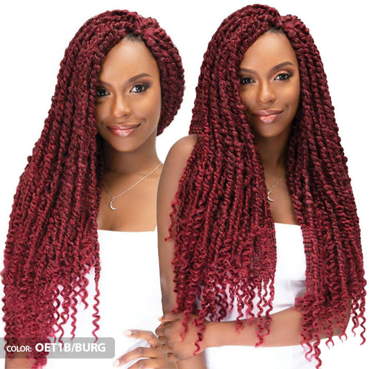 Janet Collection Nala Tress Pre-Looped Crochet Braid - PASSION TWIST BRAID 24" 3X Alexwigs