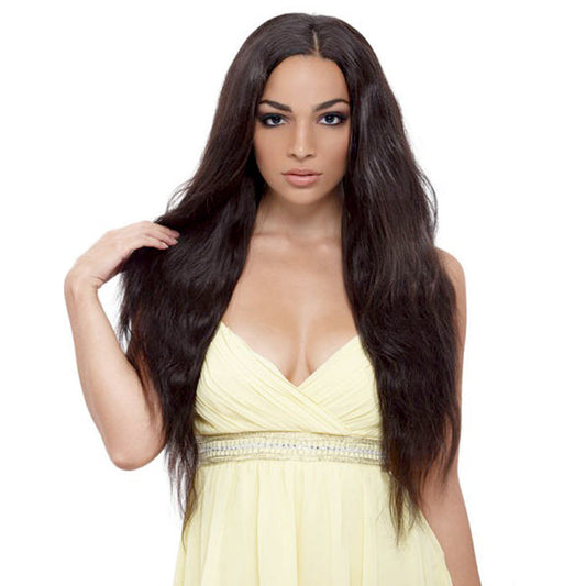 Janet Collection 100% Natural Human Hair Brazilian Bundle Weave + Closure - NATURAL WVG 7PCS (1 Pack) 9-22" Alexwigs