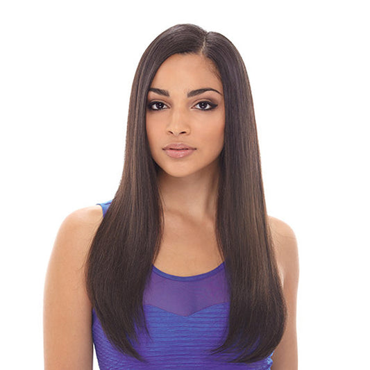 Janet Collection Prestige One 100% Remy Human Hair Weave + Free Closure - ALCO REMY YAKY 6 PCS (1 Pack) Alexwigs