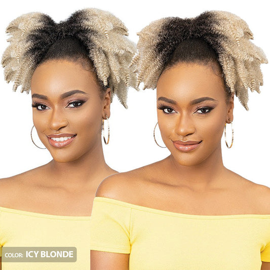 Janet Collection Noir Everytime Drawstring Ponytail - HONEYDEW Alexwigs