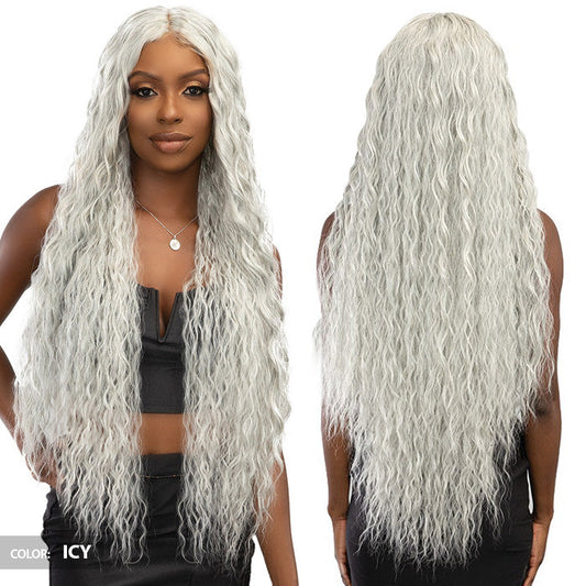 Janet Collection Remy Illusion X-Long Human Hair Mix HD Lace Wig - EFUA Alexwigs