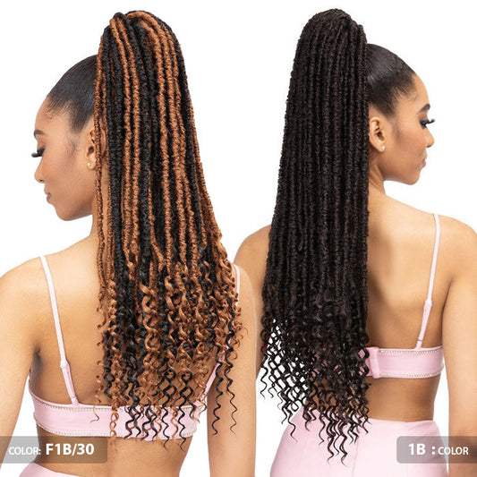 Janet Collection Remy Illusion Braid Ponytail - TAMPA Alexwigs