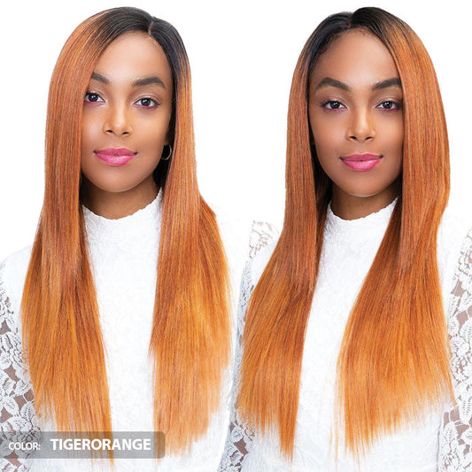 Janet Collection Human Hair Blend Princess 4" x 4" Lace Front Wig - TAYLOR Alexwigs