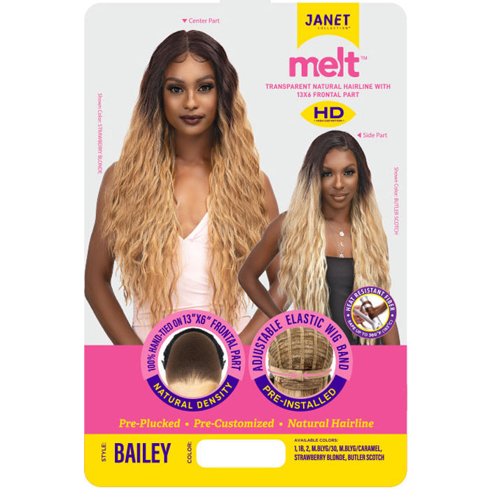 Janet Collection Melt 13X6 HD Lace Front Wig - BAILEY Alexwigs