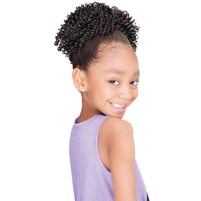 Janet Collection Drawstring Ponytail - LOVELY KID VINE CURL Alexwigs