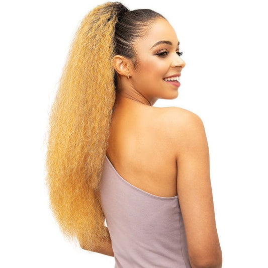 Janet Collection Noir Everytime Drawstring Ponytail - BERRY D/S Alexwigs