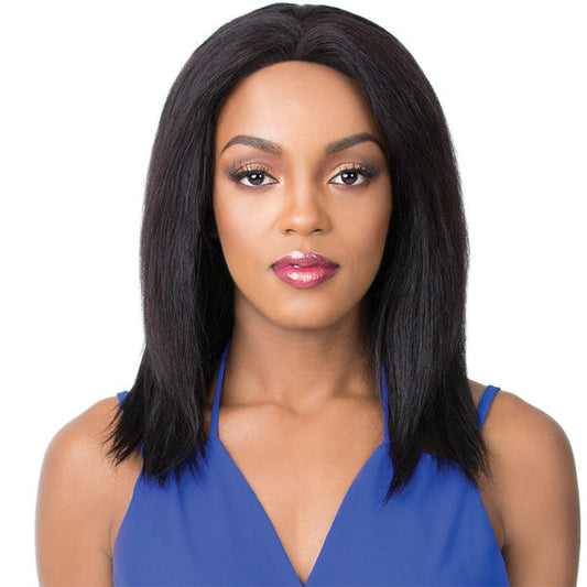 It's a Wig Human Hair Salon Remi Swiss Lace Front Wig - HH S LACE WET N WAVY JERRY Alexwigs