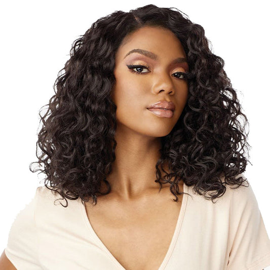 Sensationnel Curls & Kinks Glueless 13x6 HD Lace Front Wig - 13x6 KINKY NATURAL WAVE 14 - Kinky Edges Alexwigs