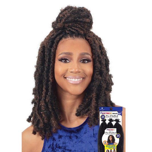 Freetress Crochet Braid - 3X PRE-FLUFFED WATER POPPIN TWIST 20" Alexwigs