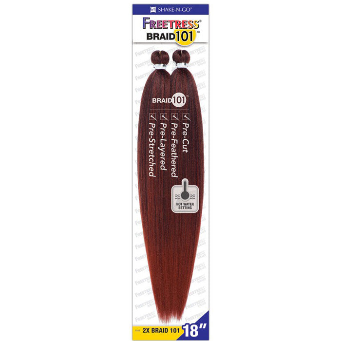 Freetress Pre- Stretched Braid 101 - 2X BRAID 101 18"/24" Alexwigs