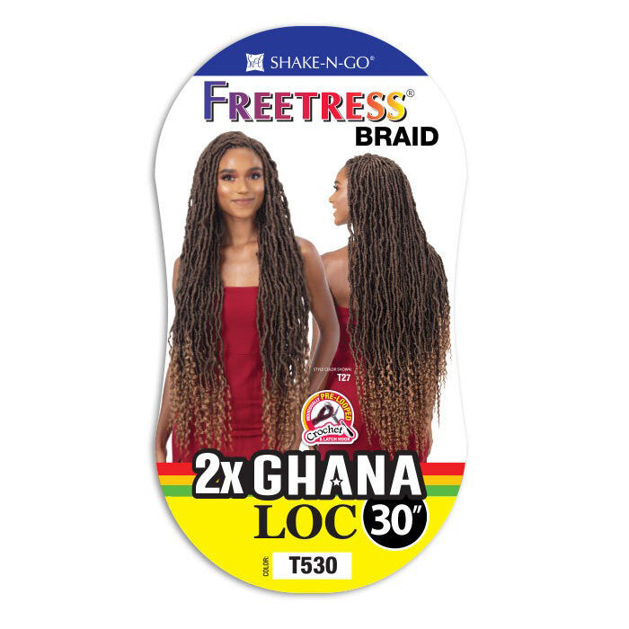 Freetress Pre-Looped Crochet Braid - 2X GHANA LOCS 30" Alexwigs