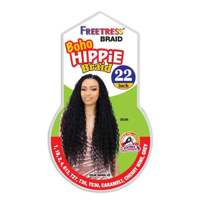 Freetress Pre-Looped Crochet Braid - BOHO HIPPIE BRAID 22" Alexwigs