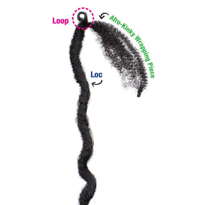 Freetress Wrap N Lock Pre-Looped Crochet Braids - HIPSTA LOC 18" Alexwigs