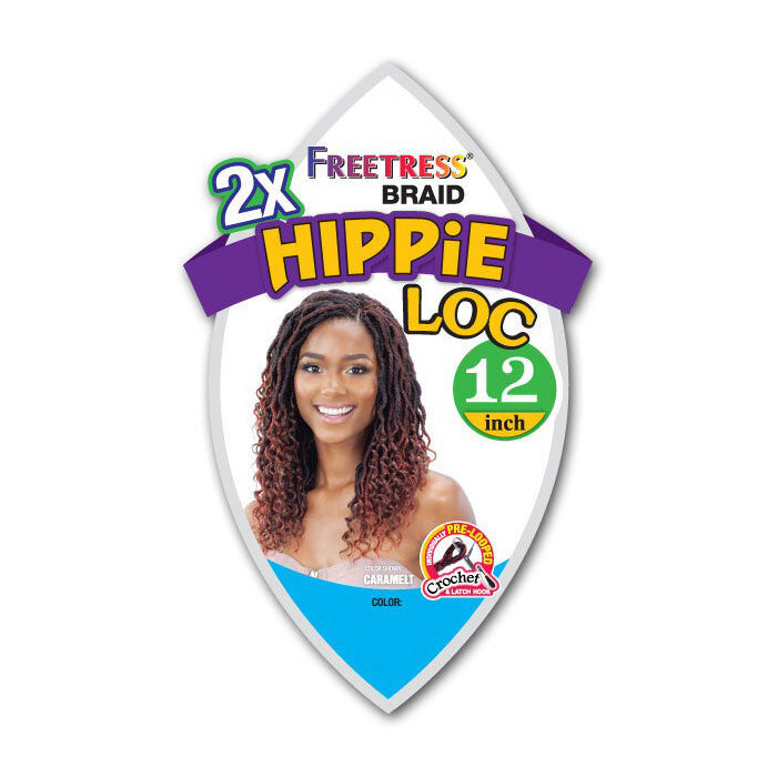 Freetress Pre-Looped Crochet Braids - 2X HIPPIE LOC 12" Alexwigs
