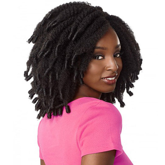 Sensationnel Synthetic Lulutress Crochet Braid - 3X KINKY ROD CURL 9 Inch Alexwigs