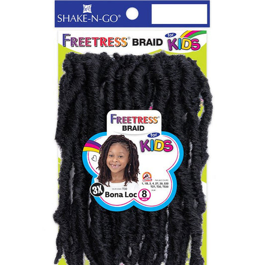 Freetress 3X Kids Pre-Looped Crochet Braid - BONA LOC 8" Alexwigs