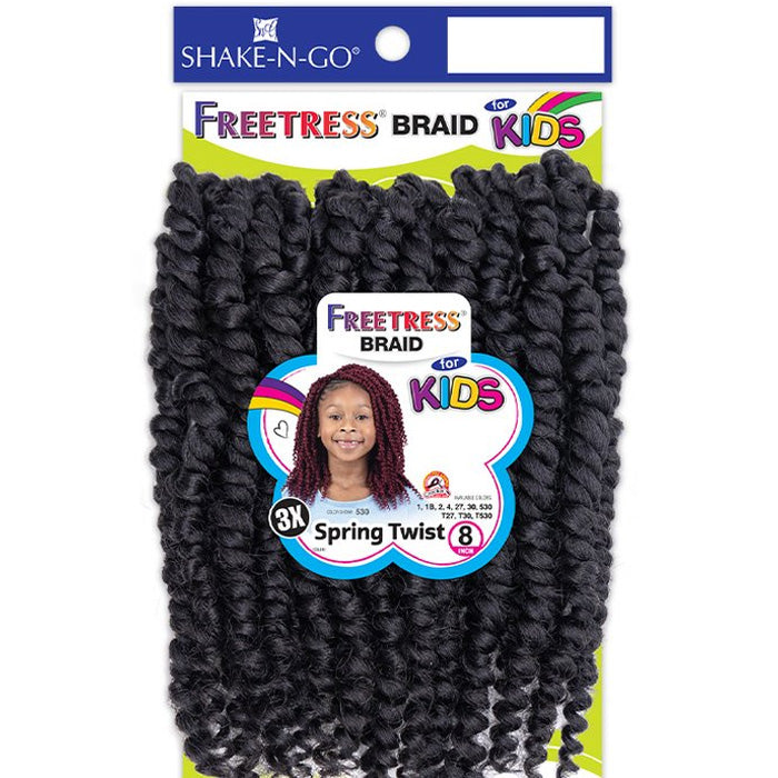 Freetress 3X Kids Pre-Looped Crochet Braid - SPRING TWIST 8" Alexwigs