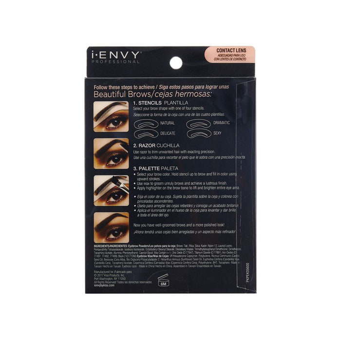 Kiss i-envy BEAUTIFUL BROW KIT Alexwigs