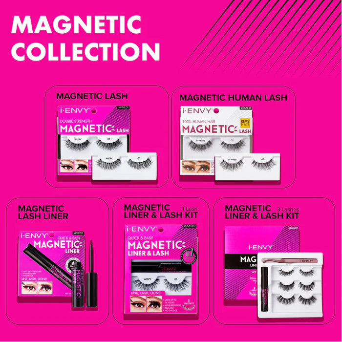 i-ENVY by Kiss 100% Human Hair Magnetic Lashes - Juicy Volume 01 Alexwigs