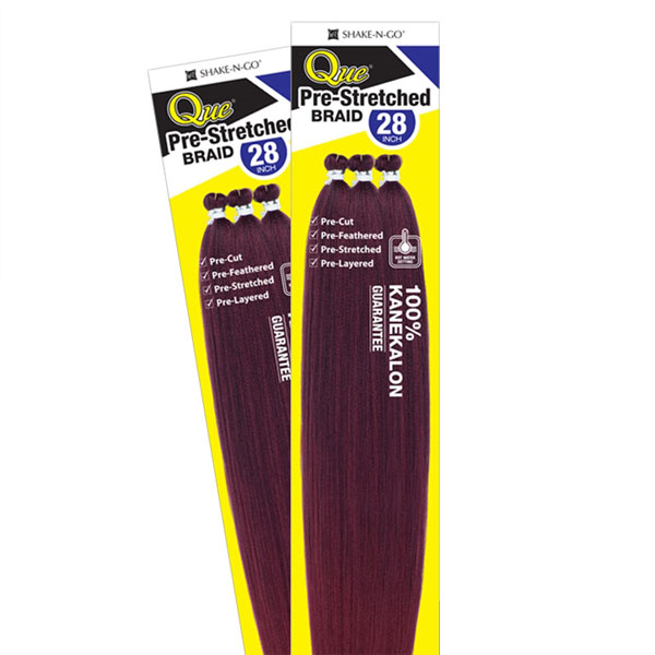 Shake-N-Go Que 3X PRE-STRETCHED BRAID 28 Inch Alexwigs