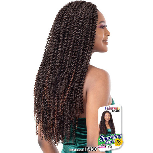 Freetress Crochet Braid - SPARKLING CURL 18" Alexwigs