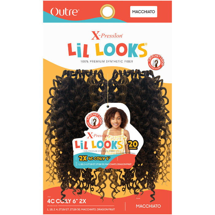 Outre X-Pression Lil Looks Crochet Loop Braid - 2X 4C COILY 6" Alexwigs