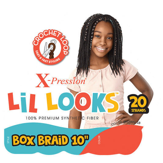 Outre X-Pression LiL Looks Crochet Loop Braid - BOX BRAID 10" Alexwigs