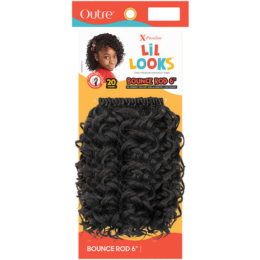 Outre X-Pression LiL Looks Crochet Loop Braid - BOUNCE ROD 6" Alexwigs
