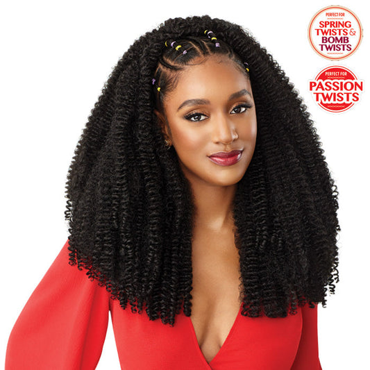 Outre X-Pression Twisted Up Crochet Braids 3X - SPRINGY BOHEMIAN TWIST 16" Alexwigs
