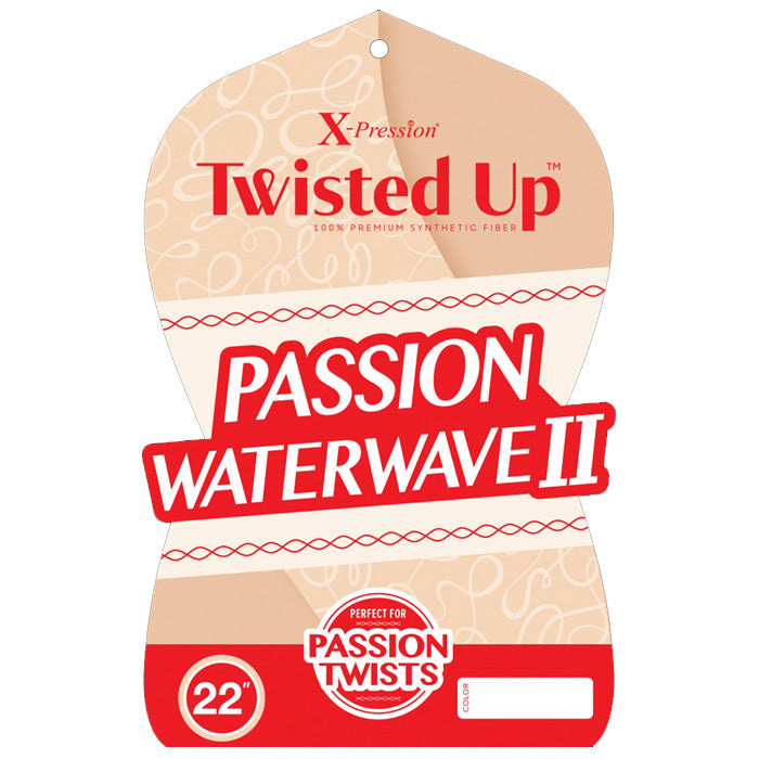 Outre X-Pression Twisted Up Crochet Braid - PASSION WATERWAVE II 22" Alexwigs