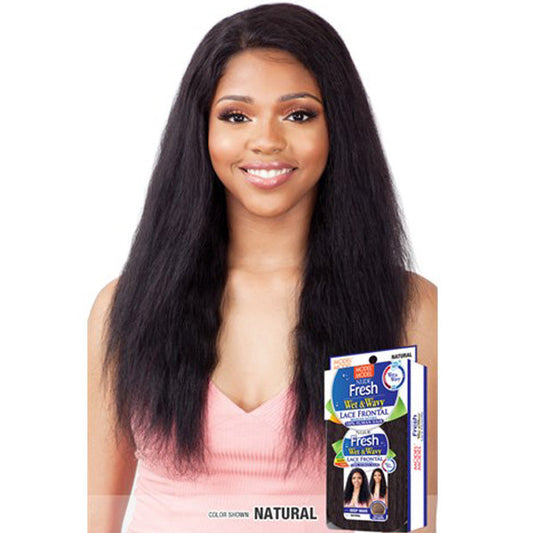 Model Model Nude Fresh Brazilian Human Hair Wet & Wavy Lace Frontal Wig DEEP WAVE Alexwigs