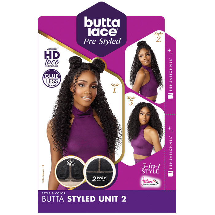 Sensationnel Butta Lace Pre-Styled Glueless HD Lace Front Wig - BUTTA STYLED UNIT 2 Alexwigs