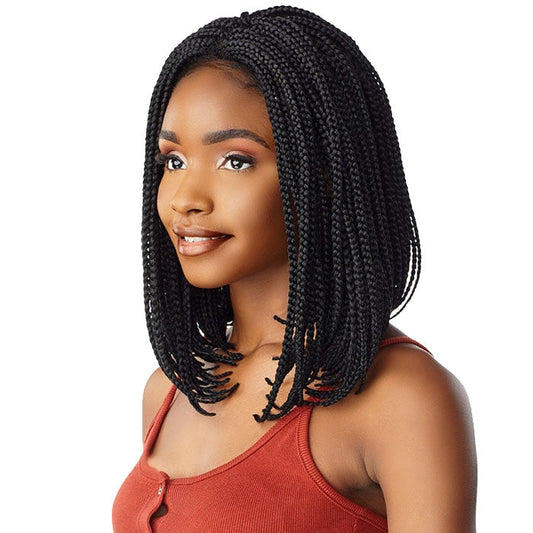 Sensationnel Cloud 9 Swiss Lace Hand-Braided 4x4 Lace Front Wig - BOX BRAID BOB Alexwigs