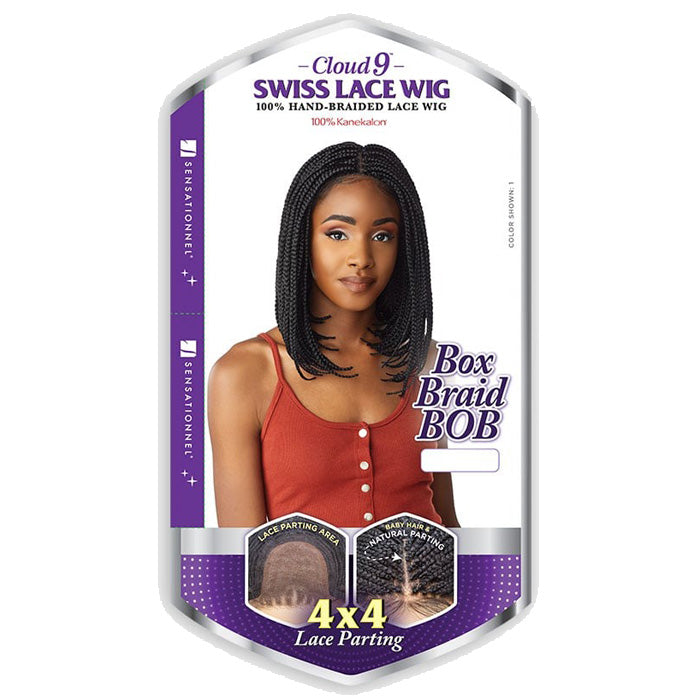 Sensationnel Cloud 9 Swiss Lace Hand-Braided 4x4 Lace Front Wig - BOX BRAID BOB Alexwigs