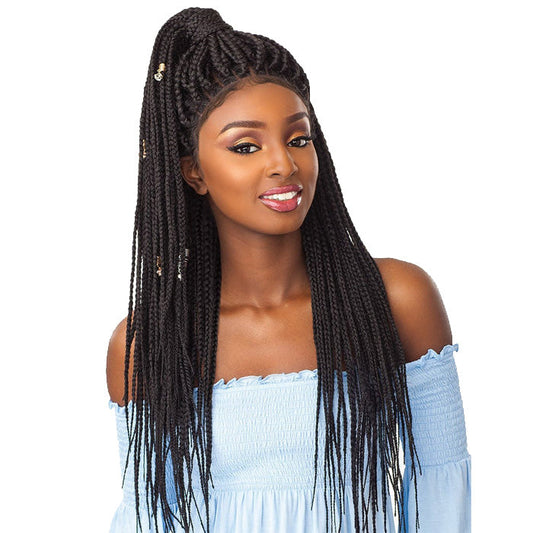 Sensationnel Cloud 9 Multi Parting 4x4 Swiss Lace Wig - BOX BRAID LARGE Alexwigs