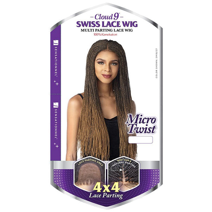 Sensationnel Cloud 9 Swiss Lace HD 4x4 Part Lace Front Wig - MICRO TWIST Alexwigs