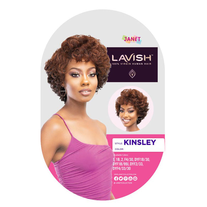 Janet Collection Vigirin Human Hair Wig KINSELY Alexwigs