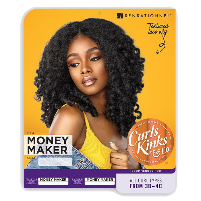 Sensationnel Curls Kinks & CO Textured Lace Front Wig - MONEY MAKER Alexwigs