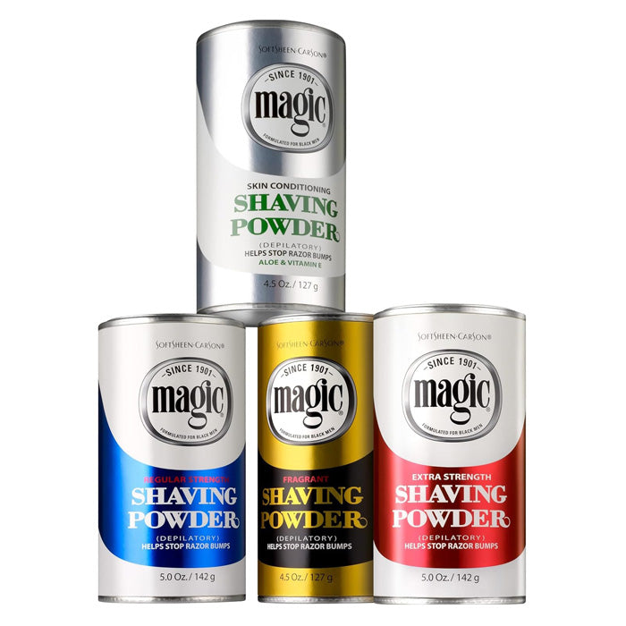 Magic SHAVING POWDER - Regular/Blue 4.5 oz Alexwigs